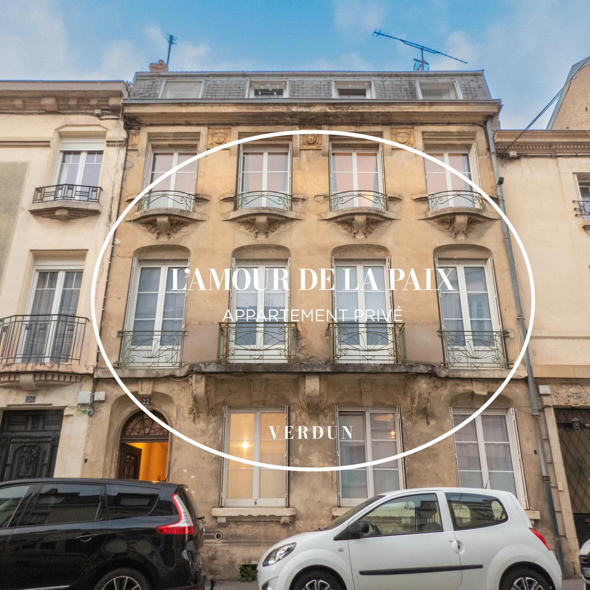 L'Amour De La Paix - Centre-Ville - Jardin - Proche Gare - Tv65"Primevideo - Ambiance Tres Chaleureuse - Parking Gratuit Sous-Video Surveillance Proche - Gere Par Presta-Zen'Services 默兹河畔凡尔登 外观 照片