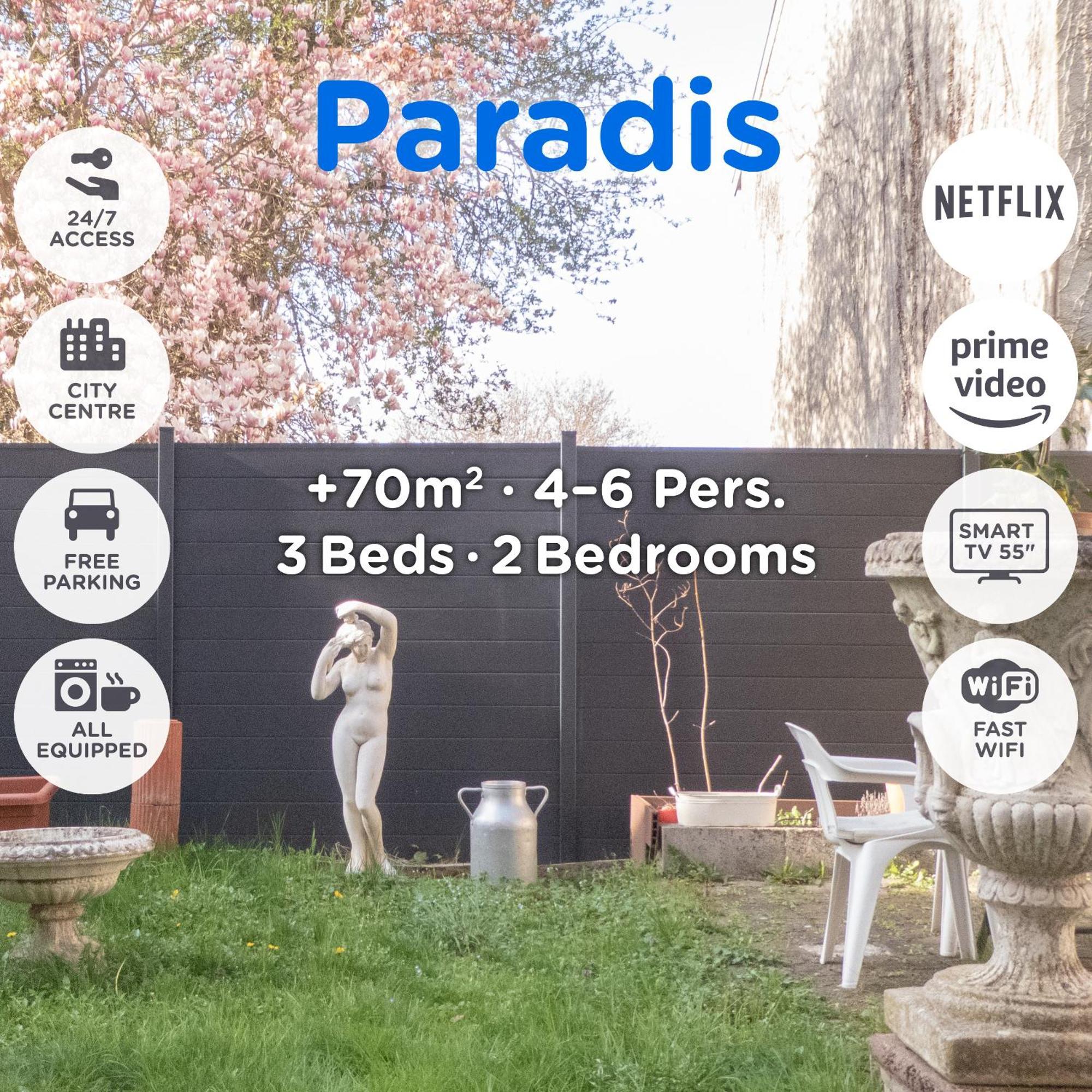 L'Amour De La Paix - Centre-Ville - Jardin - Proche Gare - Tv65"Primevideo - Ambiance Tres Chaleureuse - Parking Gratuit Sous-Video Surveillance Proche - Gere Par Presta-Zen'Services 默兹河畔凡尔登 外观 照片